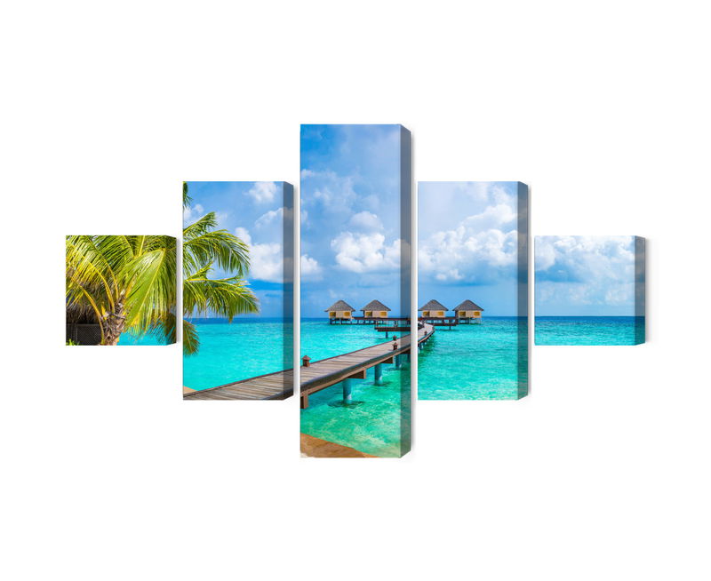 Ljuddämpande tavla - Floating houses