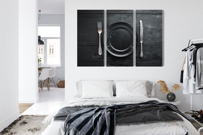 Ljuddämpande tavla - Vintage tableware