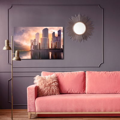 Ljuddämpande tavla - Beautiful modern buildings