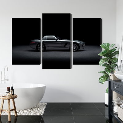 Ljuddämpande tavla - Sports car on a dark