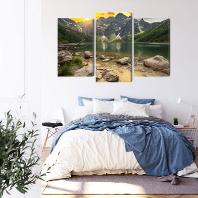 Ljuddämpande tavla - Morskie oko in tatra