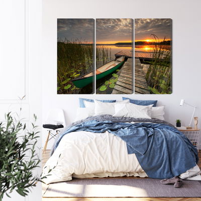 Ljuddämpande tavla - Summer sunrise