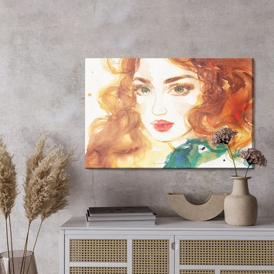 Ljuddämpande tavla - Portrait of a red-haired