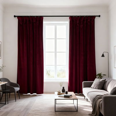 Extra bred ljuddämpande gardin – Silent Curtain Feltra