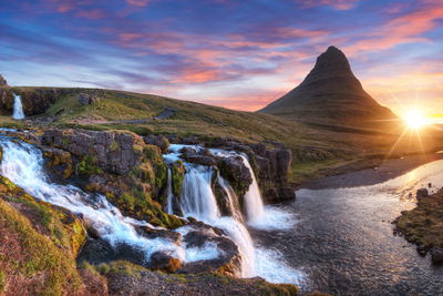 Ljuddämpande tavla - Kirkjufell mountain