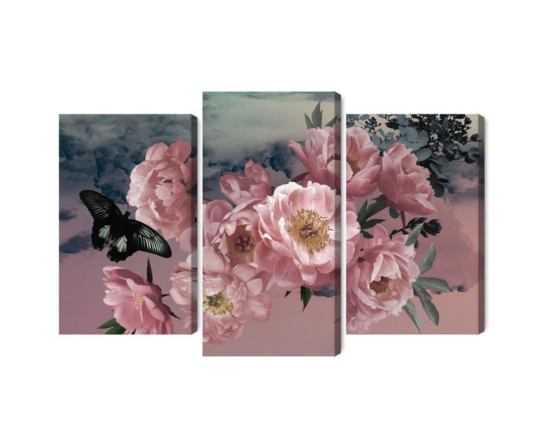 Ljuddämpande tavla - Bouquet of flowers