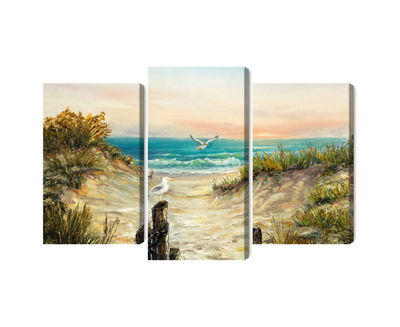 Ljuddämpande tavla - Painted sand dunes