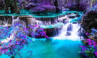 Ljuddämpande tavla - Huay mae khamin waterfall