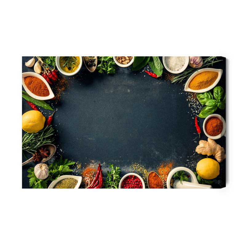 Ljuddämpande tavla - A composition of spices