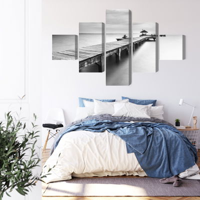 Ljuddämpande tavla - Wooden pier