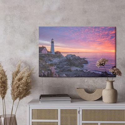 Ljuddämpande tavla - Sunset over the ocean