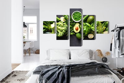 Ljuddämpande tavla - Green vegetables