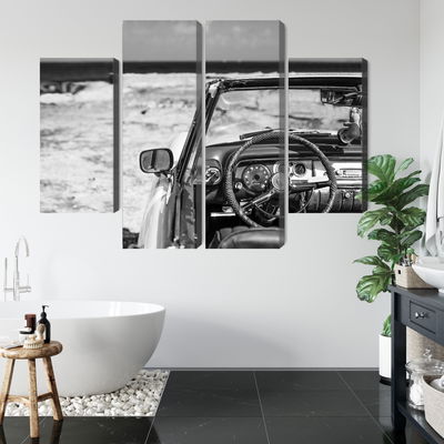 Ljuddämpande tavla - The interior of an old cuban