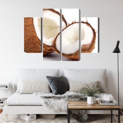 Ljuddämpande tavla - Coconut halves