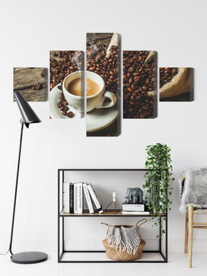 Ljuddämpande tavla - A cup of hot coffee