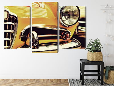 Ljuddämpande tavla - The front of a vintage car