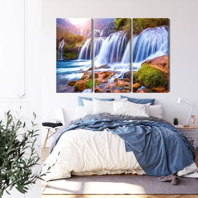 Ljuddämpande tavla - Jiulong waterfall in luoping