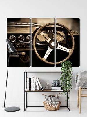 Ljuddämpande tavla - The dashboard of an antique