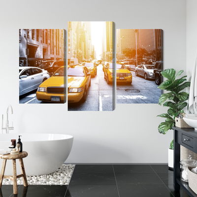 Ljuddämpande tavla - Taxi in the sunshine nyc
