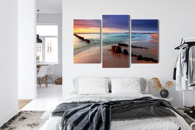 Ljuddämpande tavla - Sunrise over the baltic sea