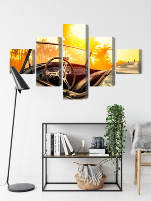 Ljuddämpande tavla - View from the car