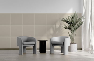 Firkantet lydabsorber - fløjl