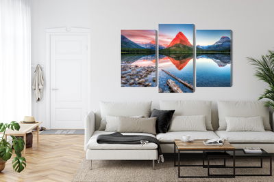 Ljuddämpande tavla - Swiftcurrent lake in the Usa