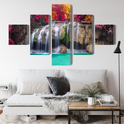 Ljuddämpande tavla - A waterfall in the deep