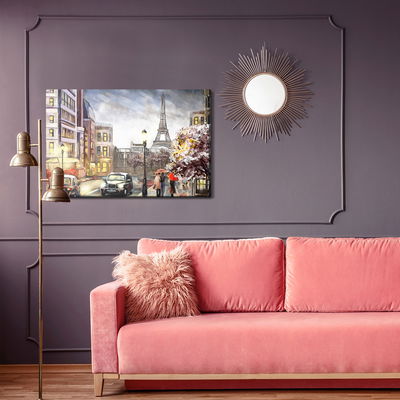Ljuddämpande tavla - A cloudy day in Paris