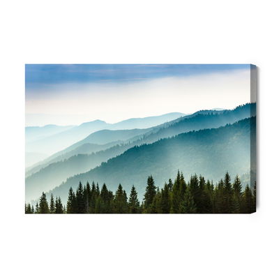 Ljuddämpande tavla - Majestic 3d mountain