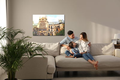 Ljuddämpande tavla - Notre dame cathedral as