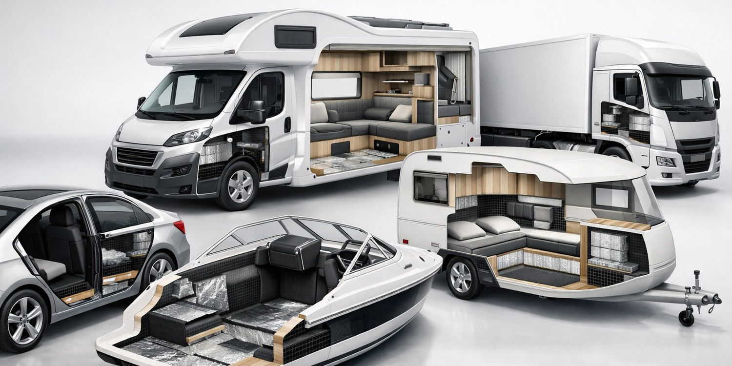 Kunskapsportal om ljudisolering av dörrar och luckor i båt och hur buller och vibrationer kan reduceras