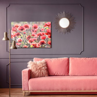 Ljuddämpande tavla - Poppies in the sun