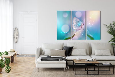 Ljuddämpande tavla - A delicate butterfly