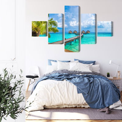 Ljuddämpande tavla - Floating houses