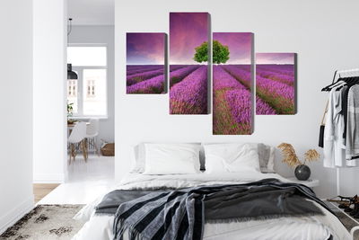 Ljuddämpande tavla - A tree in the middle of a 3d