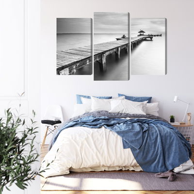 Ljuddämpande tavla - Wooden pier