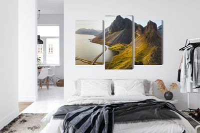 Ljuddämpande tavla - 3d aerial view of icelandic