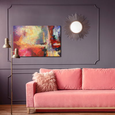 Ljuddämpande tavla - Colorful contemporary