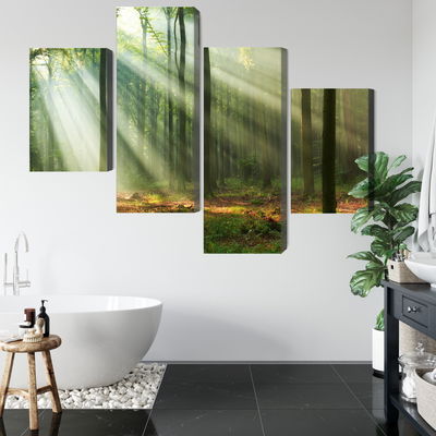 Ljuddämpande tavla - Forest landscape