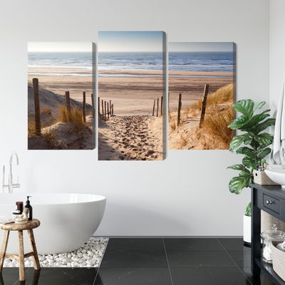 Ljuddämpande tavla - Sandy path to the north sea