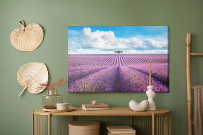 Ljuddämpande tavla - Lavender field