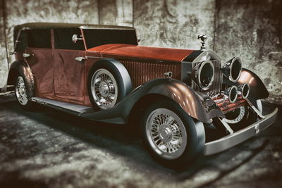 Ljuddämpande tavla - Old vehicle