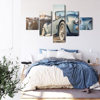 Ljuddämpande tavla - Classic retro car