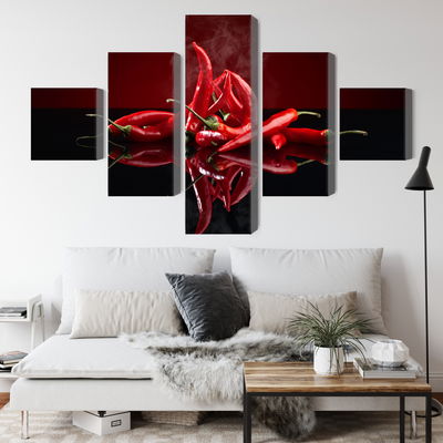 Ljuddämpande tavla - Red chili peppers