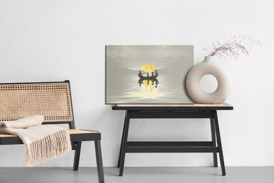 Ljuddämpande tavla - Jesus with his disciples