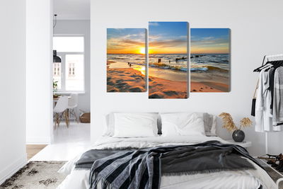 Ljuddämpande tavla - Baltic sea at sunset