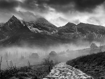 Ljuddämpande tavla - Hala gasienicowa in black