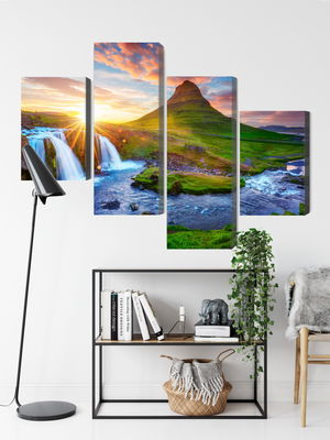 Ljuddämpande tavla - View of the kirkjufellsfoss