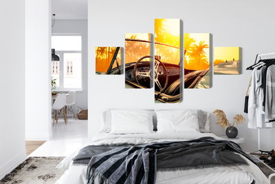 Ljuddämpande tavla - View from the car